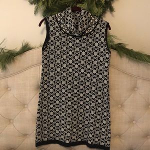 Black & White Sweater Dress